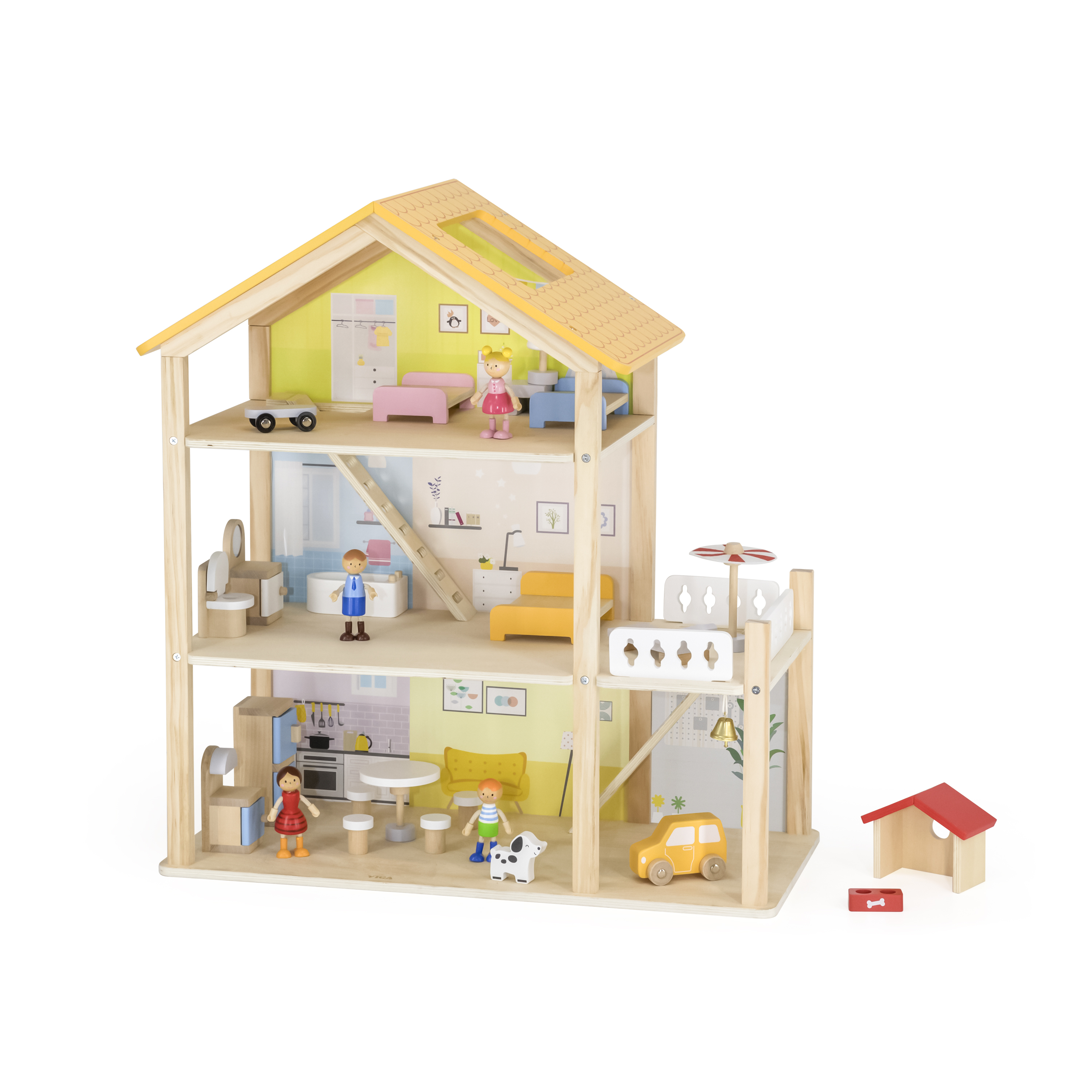 Viga Toys puidust nukumaja