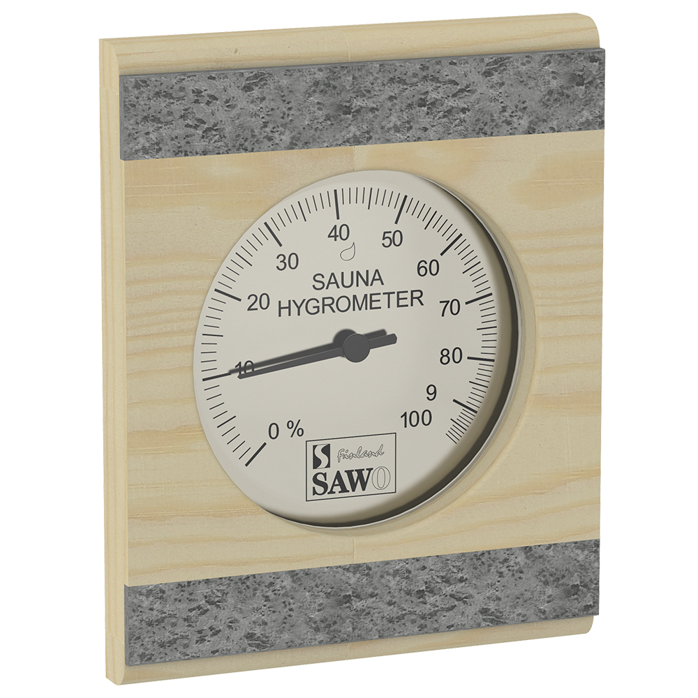 Sawo Hygrometer 280-HRP, With stone strip, Pine Sawo Hygrometer 280-HRP, With stone strip, Pine
