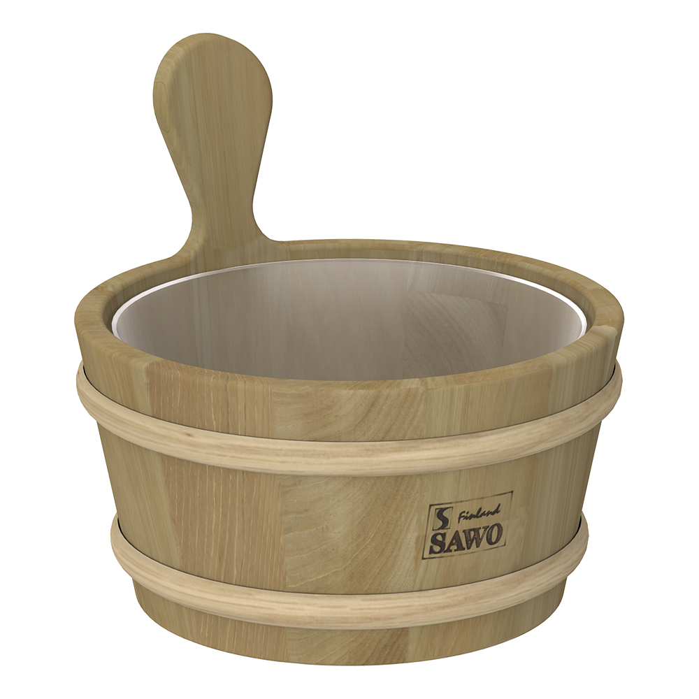 Sawo Bucket 330-D, 3L with plastic insert, Cedar Sawo Bucket 330-D, 3L with plastic insert, Cedar